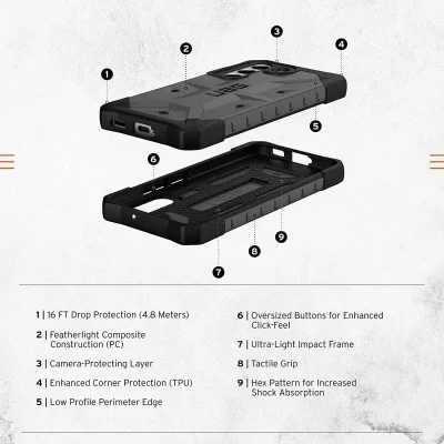 Cover Samsung S22 Pathfinder Case Uag ( Silver)